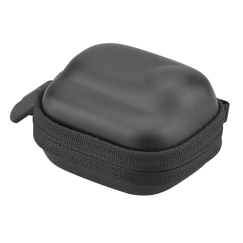 BRDRC For Insta360 GO3 Sports Camera Storage Bag Portable Protective Case with Carabiner - Black - 3