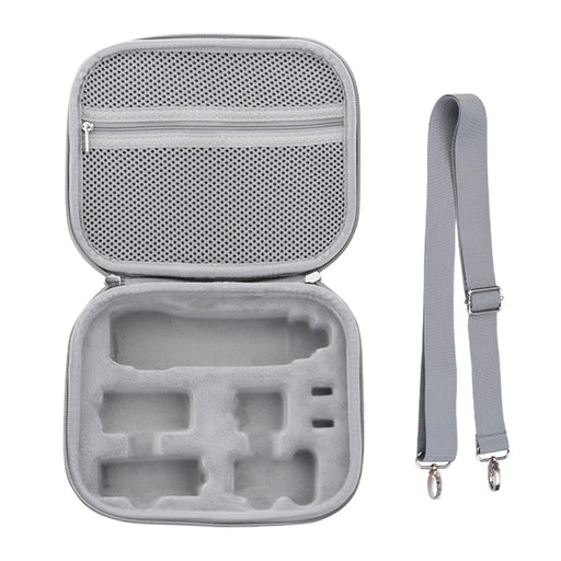 BRDRC For DJI Osmo Pocket 3 PU Leather Travel Shoulder Bag Plush Liner Carrying Case - 1