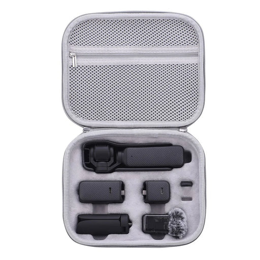 BRDRC For DJI Osmo Pocket 3 PU Leather Travel Shoulder Bag Plush Liner Carrying Case - 2