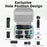 BRDRC For DJI Osmo Pocket 3 PU Leather Travel Shoulder Bag Plush Liner Carrying Case - 4