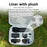 BRDRC For DJI Osmo Pocket 3 PU Leather Travel Shoulder Bag Plush Liner Carrying Case - 5