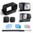 2 Sets Tempered Glass Film for GoPro Hero 9 / 10 / 11 / 12 Action Camera + Silicone Case - 1