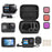 For GoPro 9 / 10 / 11 / 12 Waterproof Case Tempered Glass Film Filter Anti-fog Sheet Set - 1