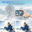 For GoPro 9 / 10 / 11 / 12 Waterproof Case Tempered Glass Film Filter Anti-fog Sheet Set - 3