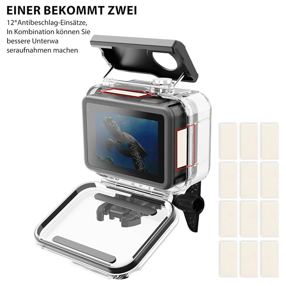 56-in-1 For GoPro Action Camera Accessories Kit Head / Chest Strap Tripod Set - 4