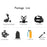 Universal 10-in-1 Sports Camera Accessories Kit for GoPro Hero 5 / 6 / 7 / 9 / 10 / 11 / 12 / 13 / DJI - 4