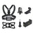 6-in-1 Accessories Kit for GoPro Hero Parts with Chest Strap, Mobile Phone Clip - 1