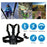 6-in-1 Accessories Kit for GoPro Hero Parts with Chest Strap, Mobile Phone Clip - 2