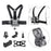 6-in-1 Accessories Kit for GoPro Hero Parts with Chest Strap, Mobile Phone Clip - 3