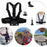 5-in-1 Accessories Kit for GoPro Hero Camera Outdoor Cycling Diving Parts with Chest Strap, Head Strap, Floating Grip - 5