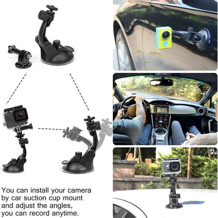 26-in-1 For GoPro Action Camera Universal Shooting Accessories Chest Strap Buoyancy Rod Kit - 2