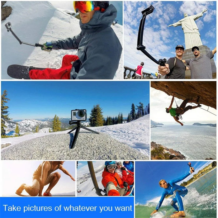 26-in-1 For GoPro Action Camera Universal Shooting Accessories Chest Strap Buoyancy Rod Kit - 5
