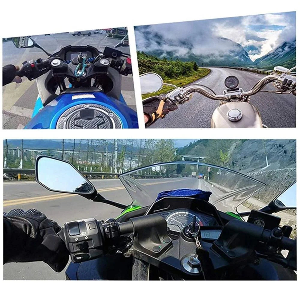 For GoPro Hero 9 / 10 / 11 / 12 / 13 Motorcycle Bicycle Helmet Mount Kit, 34-Piece Set Compatible with Sjcam, Xiaoyi, DJI - 4
