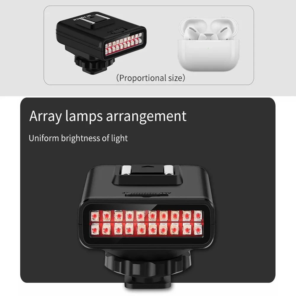 ORDRO LN-3 Video Camera IR Night Vision Light for Camcorder DSLR Photography - 7