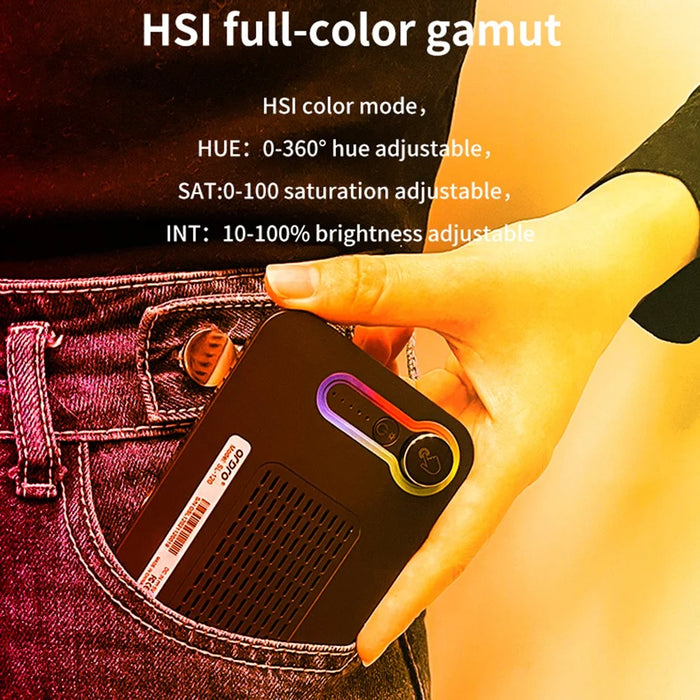 ORDRO SL-120 2500K-10000K Stepless Brightness Adjustable RGB Full Color Camera Fill Light - 7