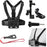 Action Camera Chest Strap Camera Chest Mount Harness with Phone Clip and Wrench - 1