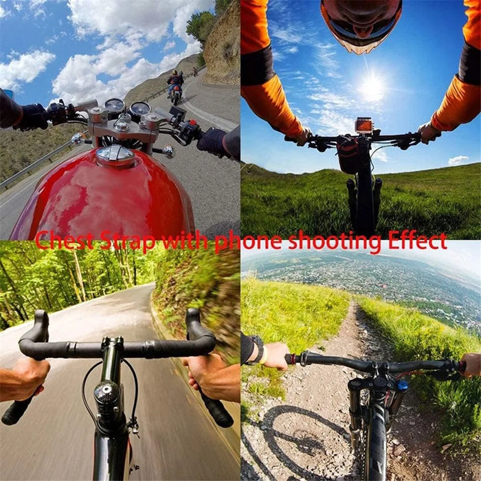 5-in-1 Action Camera Accessories Kit Head Strap with Phone Clip and Wrench for GoPro - 3