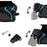 4-in-1 Motorcycle Helmet Chin Strap Mount Compatible with GoPro Insta 360 Session - Blue - 2