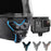 4-in-1 Motorcycle Helmet Chin Strap Mount Compatible with GoPro Insta 360 Session - Blue - 3