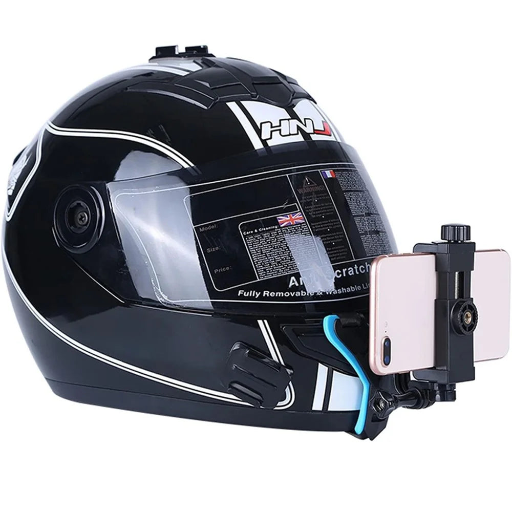 5-in-1 Motorcycle Helmet Chin Mount Claw Clamp Body Strap Cycling Accessories for GoPro - 2
