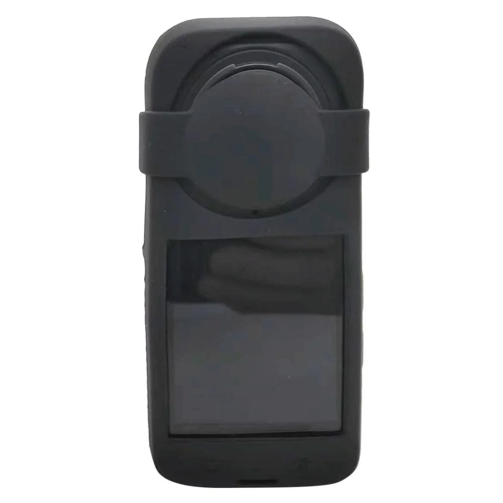 For Insta360 X4 Action Camera Silicone Case Drop Protection Sleeve Cover - Black - 1