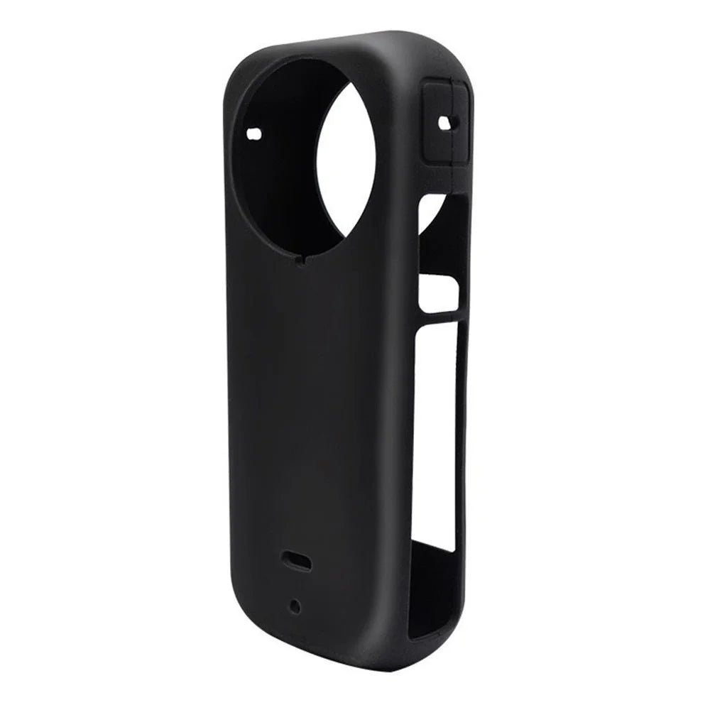 For Insta360 X4 Action Camera Silicone Case Drop Protection Sleeve Cover - Black - 3