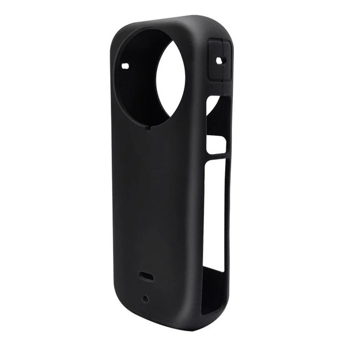 For Insta360 X4 Action Camera Silicone Case Drop Protection Sleeve Cover - Black - 3