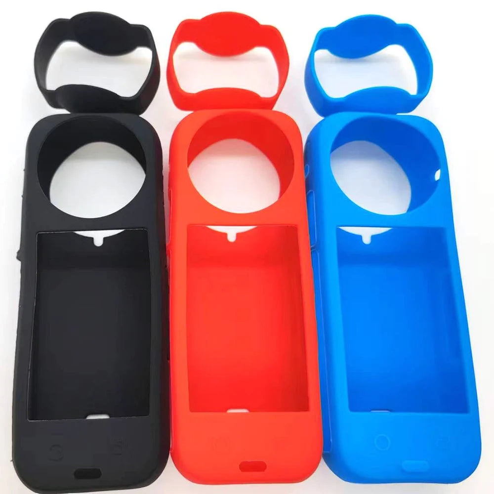 For Insta360 X4 Action Camera Silicone Case Drop Protection Sleeve Cover - Black - 6