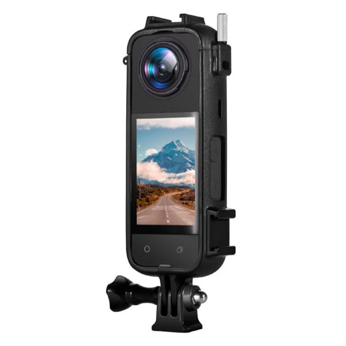 For Insta360 X4 Sports Camera Plastic Protective Frame with 2 Cold Shoe Interface - 4