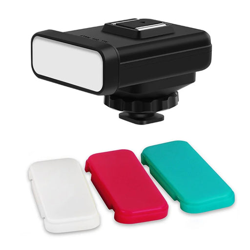 ORDRO SL-20 Adjustable Brightness Mini Camera Fill Light with 3 Color Filters - 1