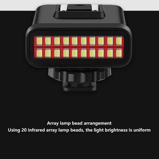 ORDRO SL-20 Adjustable Brightness Mini Camera Fill Light with 3 Color Filters - 2