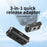 VRIG For Insta360 X4 Camera Adapter Metal Base Connector with ACE+1 / 4 Inch+For DJI-AC 3-In-1 Interfaces - 2
