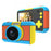 D7 2.4 Inch IPS Screen Dual Lens HD Kids Digital Camera Video Recorder - Splicing Blue - 1