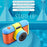 D7 2.4 Inch IPS Screen Dual Lens HD Kids Digital Camera Video Recorder - Splicing Blue - 3