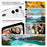 D6 3 Lens CCD Camera 4K Digital Camcorder Touchscreen Card Camera with 8GB Memory Card - Black - 3