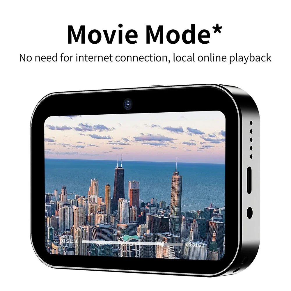 D6 3 Lens CCD Camera 4K Digital Camcorder Touchscreen Card Camera with 8GB Memory Card - Black - 4