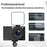 D7 Student Digital Camera 64MP HD CCD WiFi 4K Video Recorder Card Camera with 128GB Memory Card - Black - 4