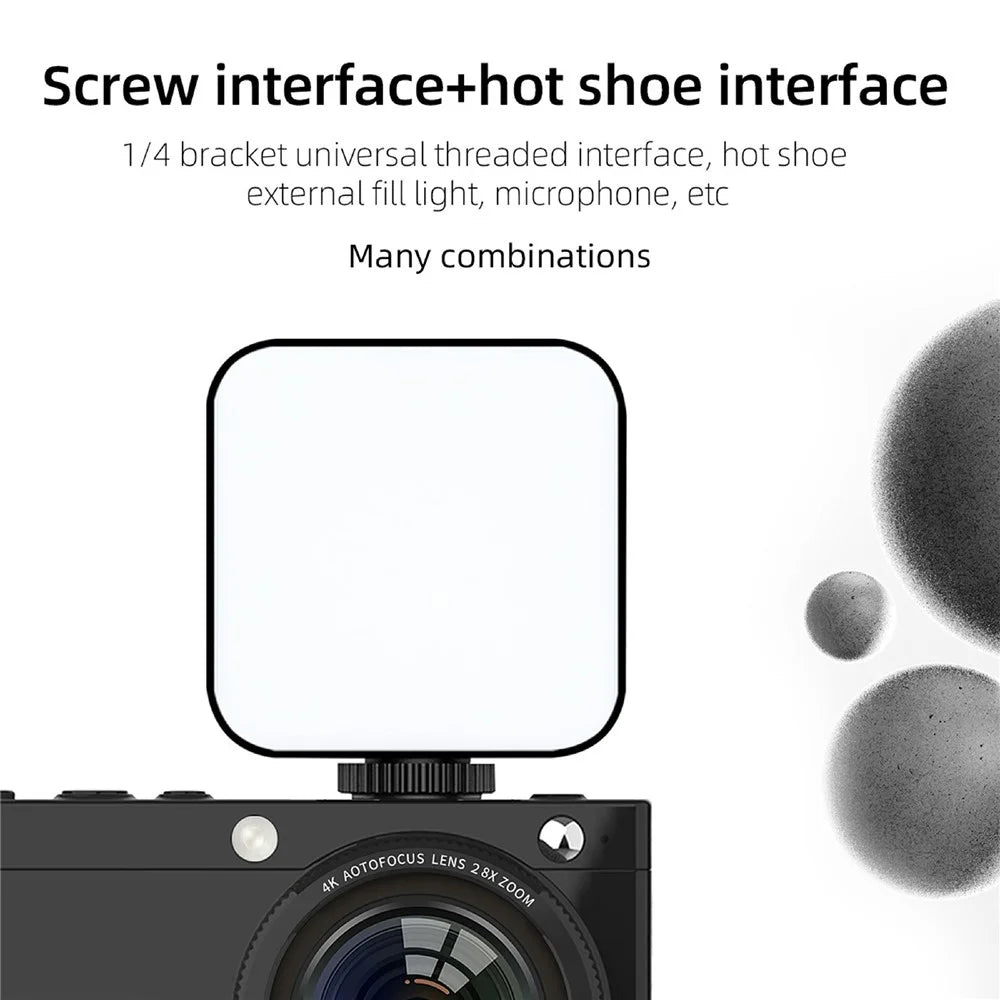 D7 Student Digital Camera 64MP HD CCD WiFi 4K Video Recorder Card Camera with 8GB Memory Card - Black - 7