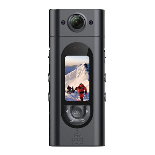 LK2313 Outdoor Sports Cycling WIFI Camera 180 Degree Rotatable Lens IP65 Waterproof HD Action Camera with Back Clip - Black - 1
