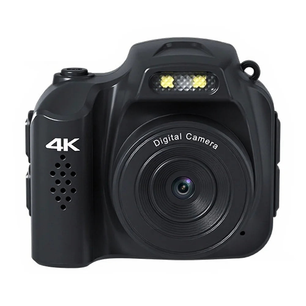 HJD-02 Mini Digital Camera For Kids Students 4K Video Recorder 64MP Portable Camera Travel Gift - Black - 1