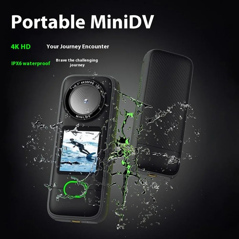 F3 1.4 Inch Touch Screen Portable 4K Action Camera IPX6 Waterproof Mini DV Sports Camera - 2