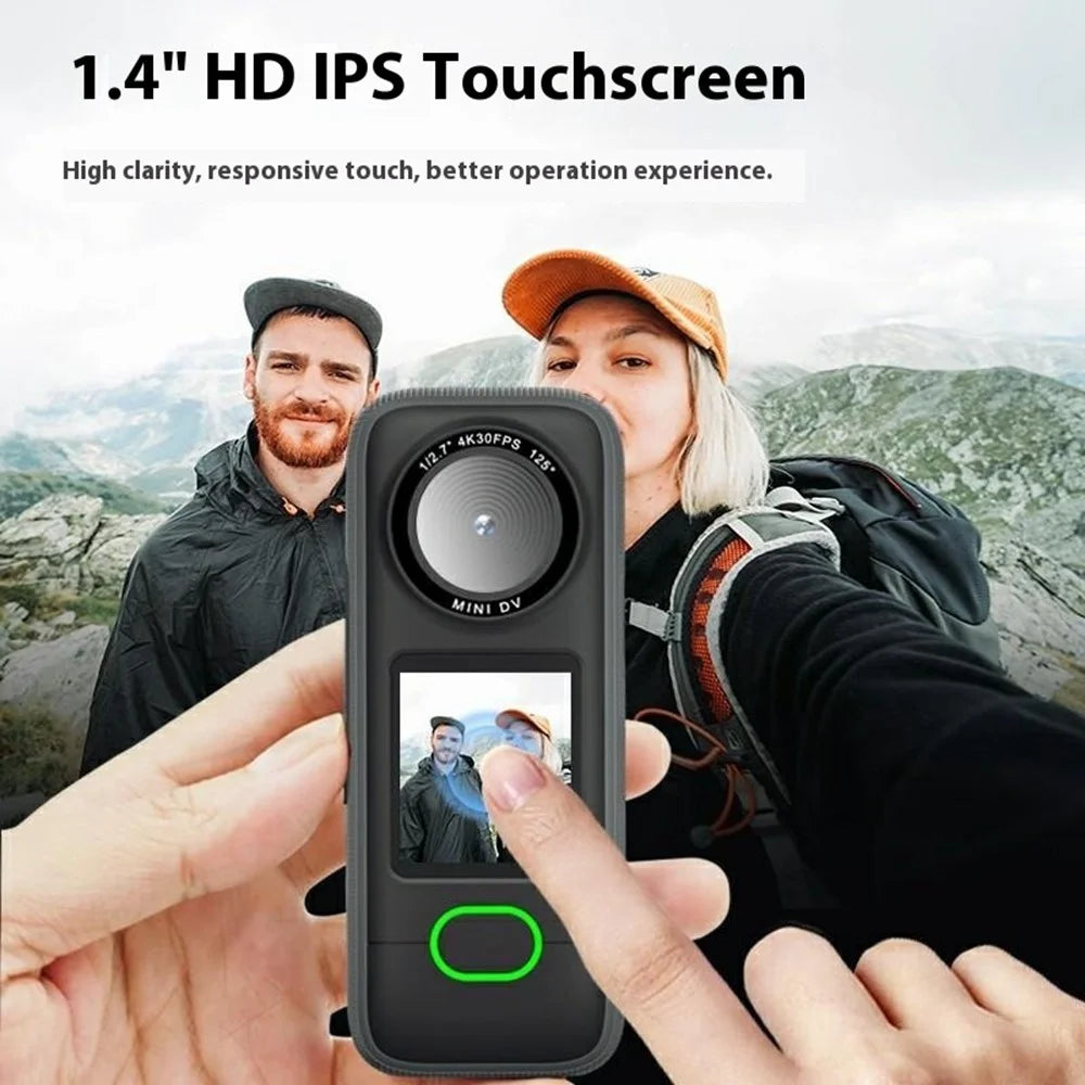 F3 1.4 Inch Touch Screen Portable 4K Action Camera IPX6 Waterproof Mini DV Sports Camera - 4
