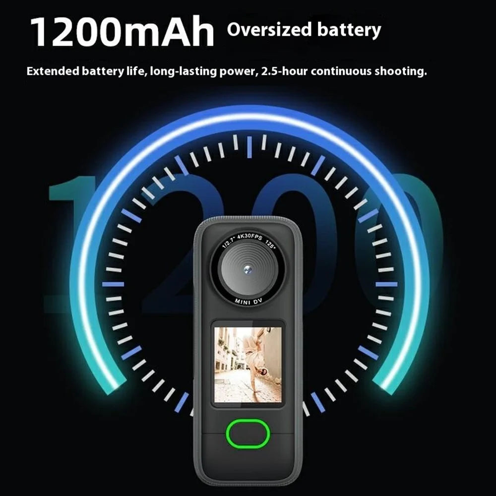 F3 1.4 Inch Touch Screen Portable 4K Action Camera IPX6 Waterproof Mini DV Sports Camera - 5