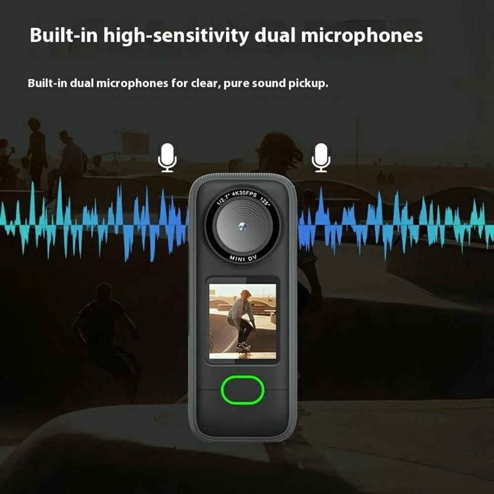 F3 1.4 Inch Touch Screen Portable 4K Action Camera IPX6 Waterproof Mini DV Sports Camera - 7