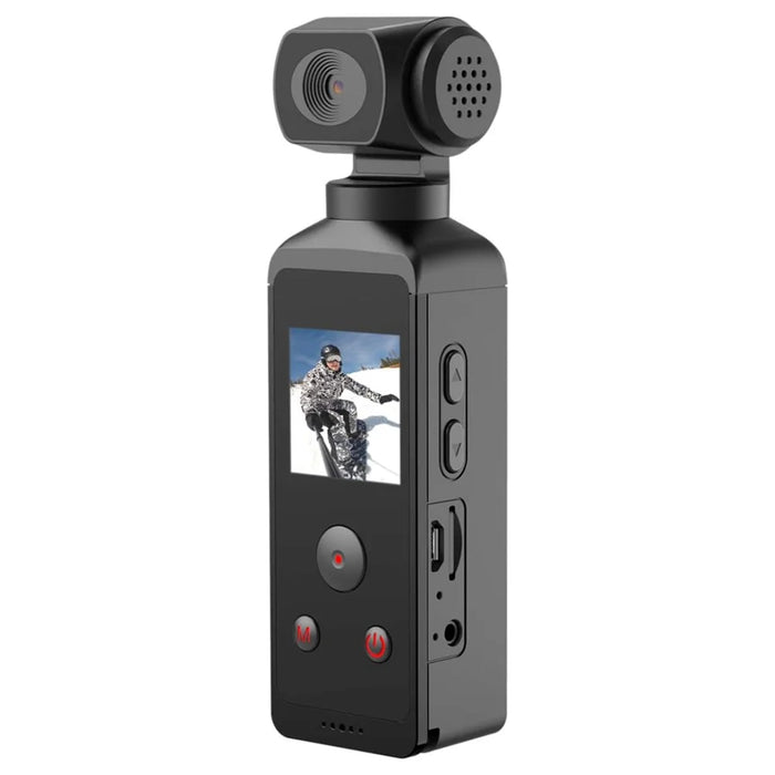850H 4K Sports Digital Camera with 270 Degree Rotating Lens Action Cam EIS Anti Shake HD Handheld Camcorder - Black - 1
