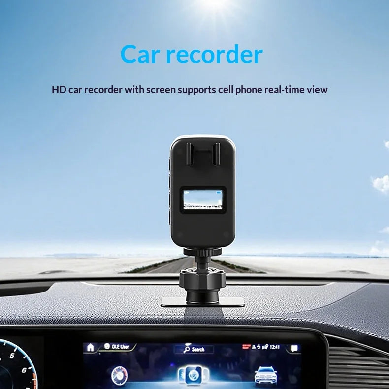 PD02 WiFi Mini Body Camera Waterproof Sports Recorder 0.98 Inch IPS Screen Pocket Cam with Back Clip - Black - 5