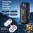 D100 2K Thumb Camera Portable Wearable Camera Magnetic Pocket Camera with Neck Strap (without TF Card) - White - 3