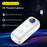 D100 2K Thumb Camera Portable Wearable Camera Magnetic Pocket Camera with Neck Strap (without TF Card) - White - 5
