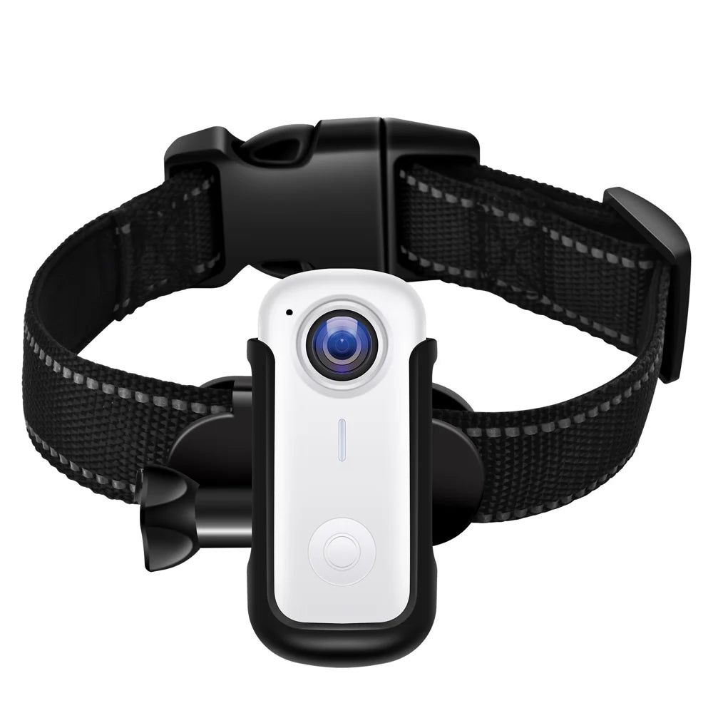 D100 2K Mini Thumb Camera Magnetic Neck Hanging Pet Camera Pocket Recorder Kit (without TF Card) - White - 2