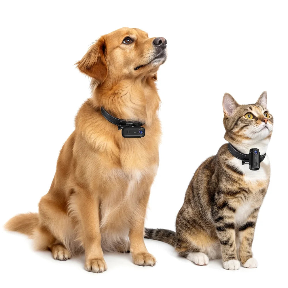 D100 2K Mini Thumb Camera Magnetic Neck Hanging Pet Camera Pocket Recorder Kit (without TF Card) - White - 3